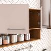 Mueble de Cocina Aereo Vekkahome Evandro 2 Puertas Blanco
