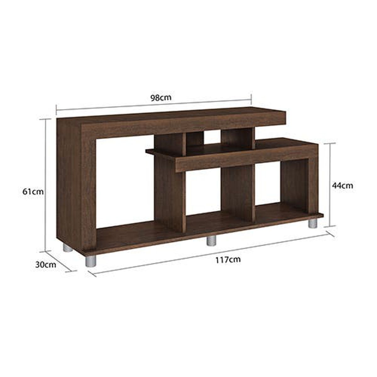 Rack TV Aaa Design R501 Hasta 43" Rústico