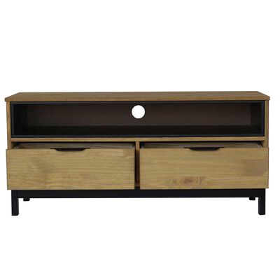 Rack TV Vekkahome Ares Hasta 43" Café
