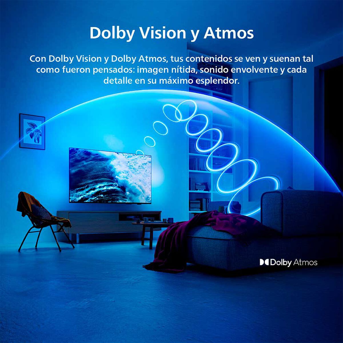 Smart Tv LED 85" Philips Titan OS 85PUD8209