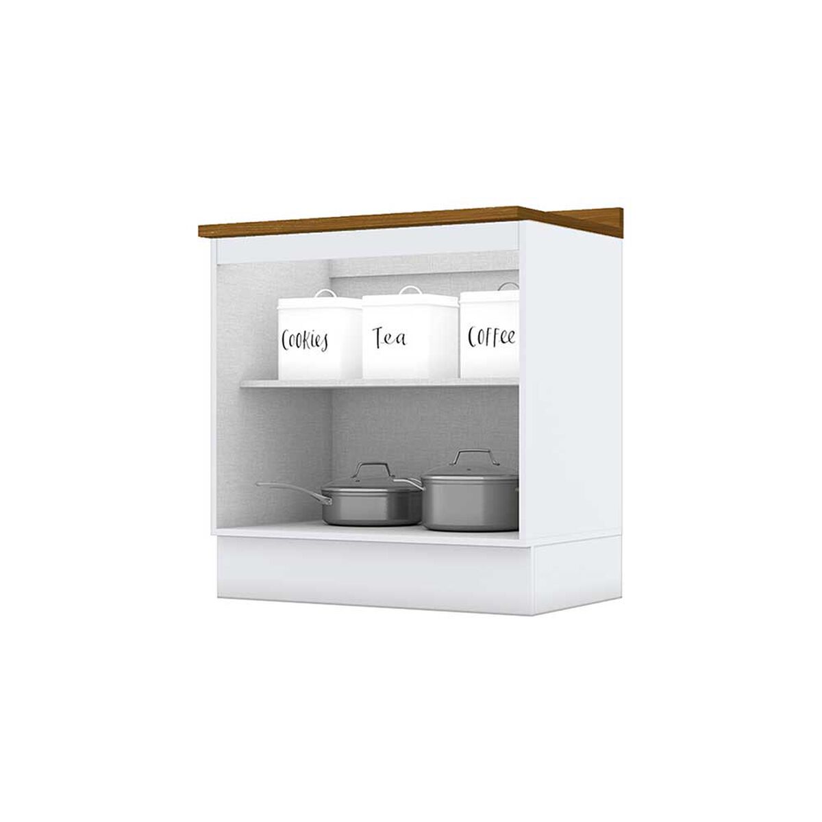 Mueble de Cocina Home Mobili Americana 2 Puertas Blanco