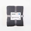 Frazada de Poliéster Mashini 1,5 Plazas Liso Gris