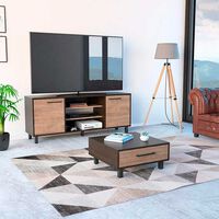 Rack TV Hasta 65"" + Mesa de Centro TuHome Kaia