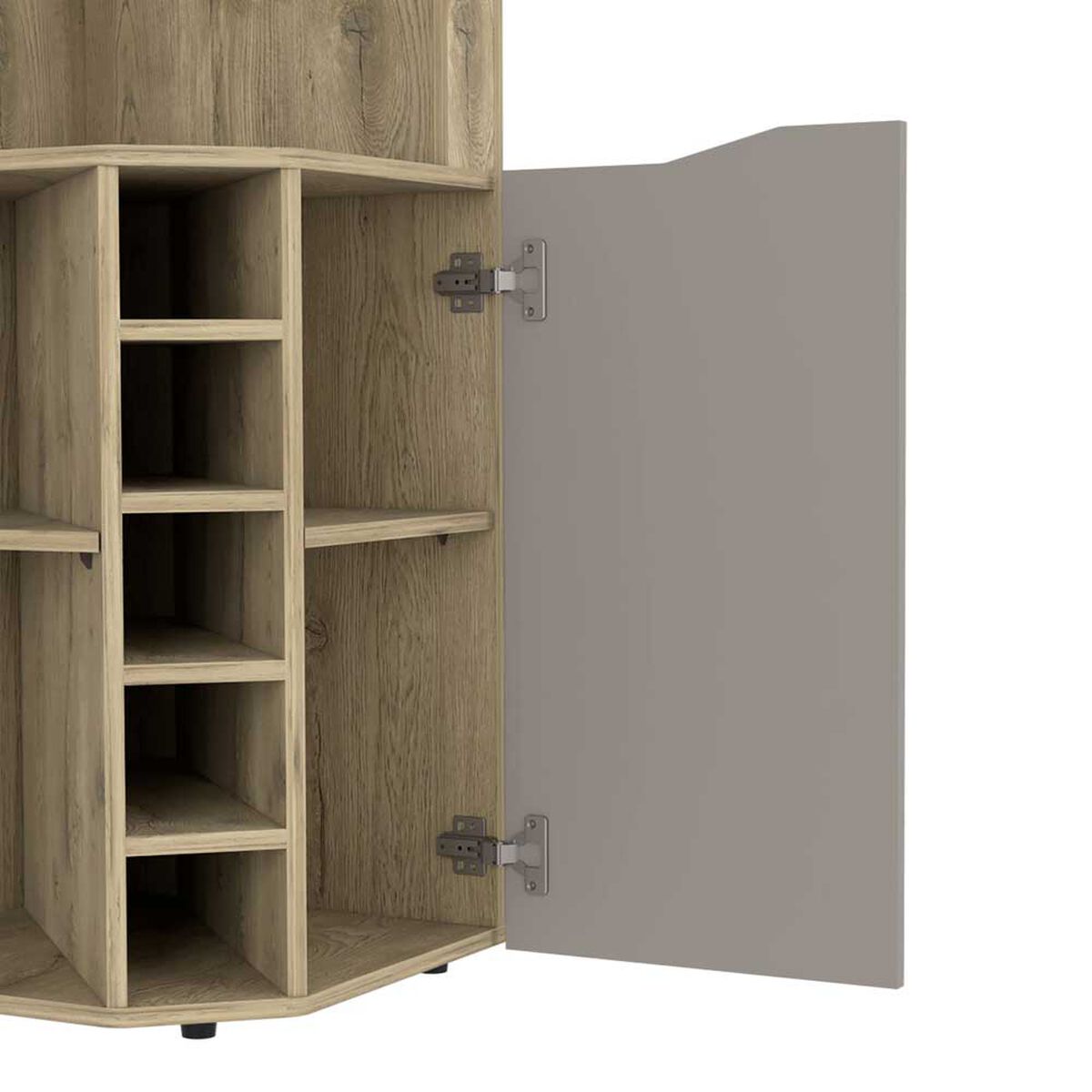 Bar Esquinero TuHome Obregon 4 Puertas Macadamia Taupe