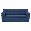Juego de Living Deco Outlet Polonia Sofá 3 Cuerpos + Dos Sillones 1 Cuerpo Azul