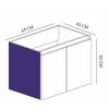 Mueble Vanitorio Mobikit Trinidad 2 Puertas Jerez
