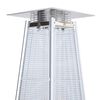 Estufa a Gas Exterior Terraza Klyma Obelisk LW Inox 1,8 mts.