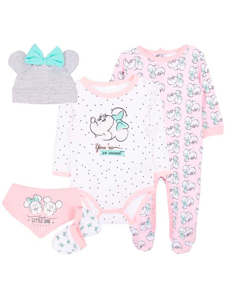Conjunto Bebe de Algodón Beba Minnie