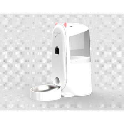 Imagen 2 del producto Dispensador de Alimento para Mascotas Inteligente Love Smart FSC-03 Blanco