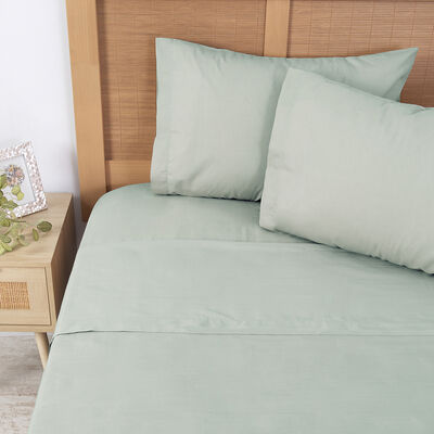 Imagen 2 del producto Juego de Sábanas Mashini 144 Hilos King Lisa Turquesa