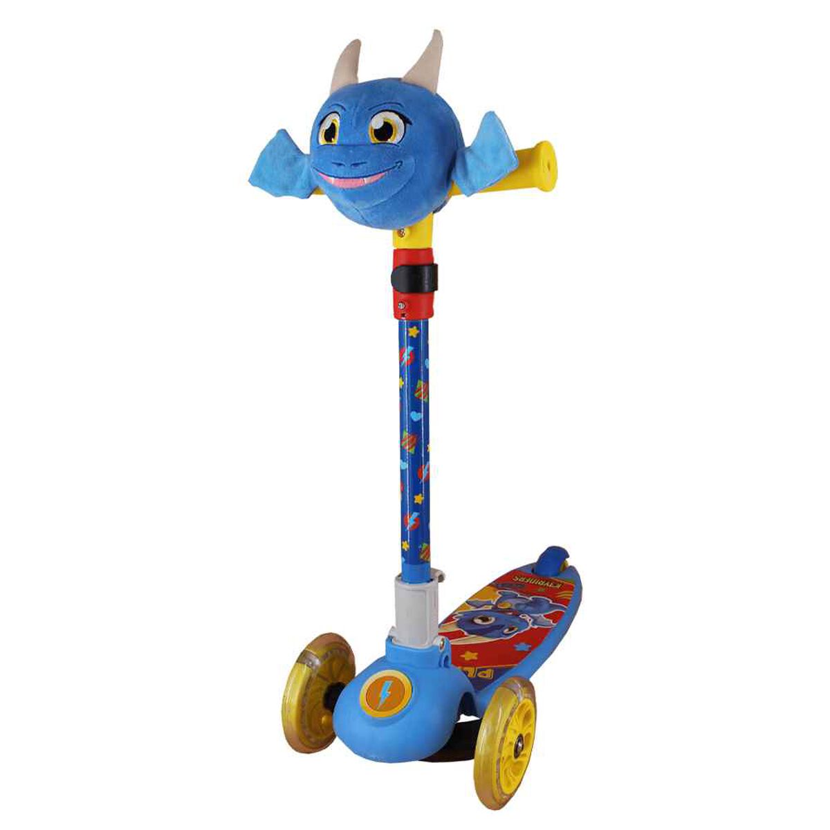 Scooter de 3 Ruedas con Cabeza de Peluche K3yriders