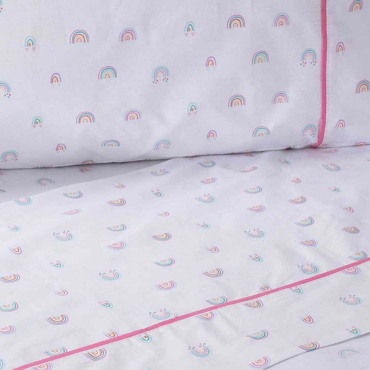 Juego de Sábanas Infantil Casanova Kids 144 Hilos 1,5 Plazas Rainbow