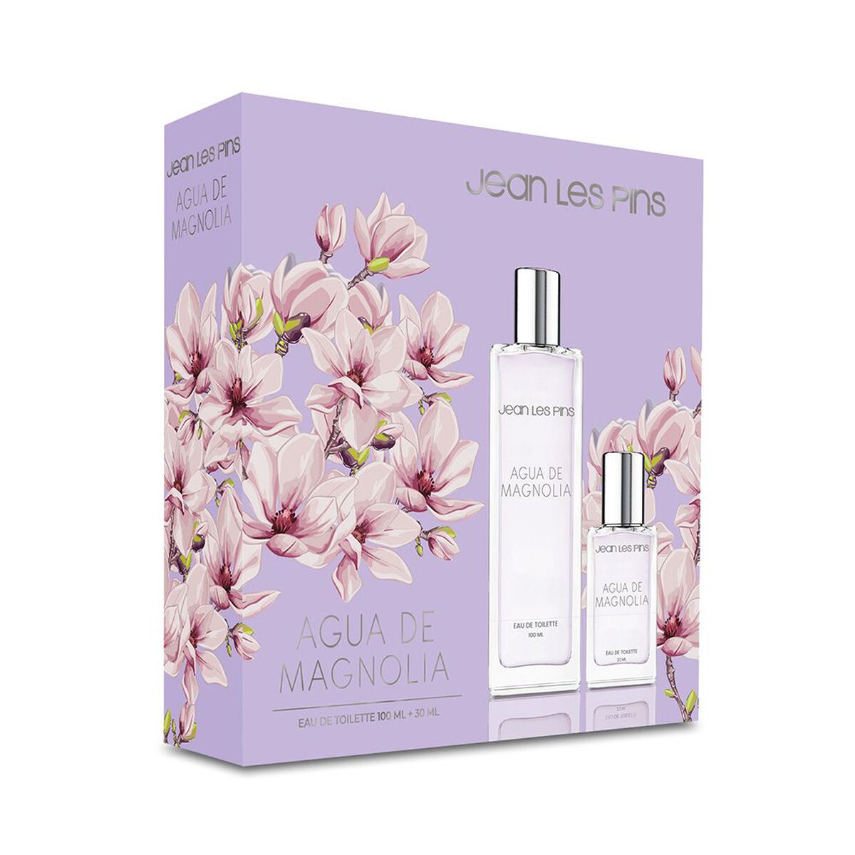Set Fragancia Jeans Les Pins Agua de Magnolia EDT + Miniatura