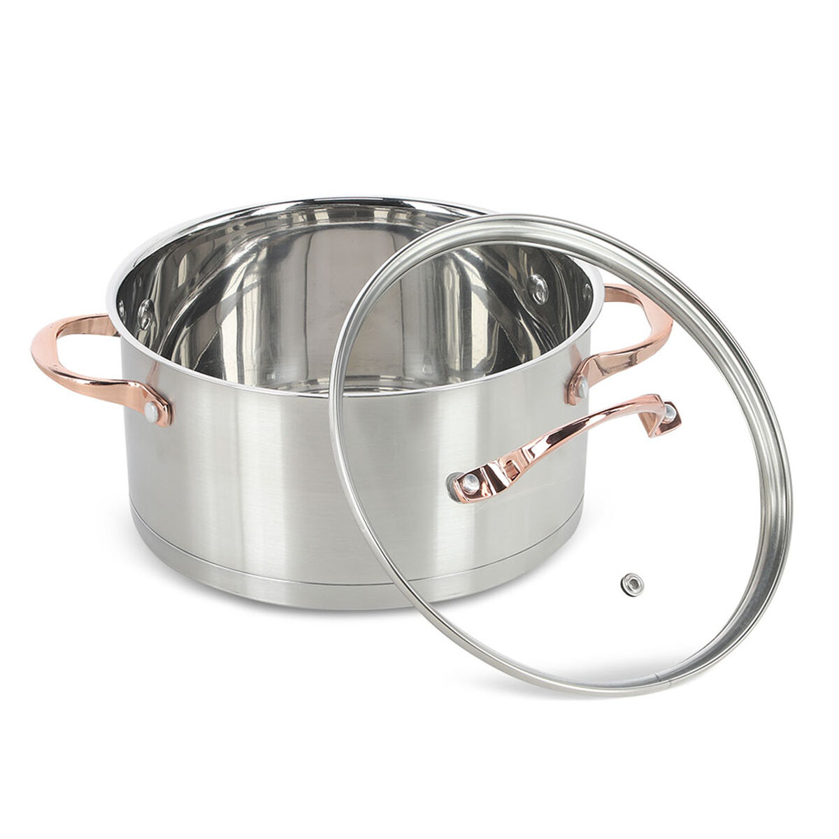 Batería de Cocina Acero Inoxidable Wens 6 Piezas