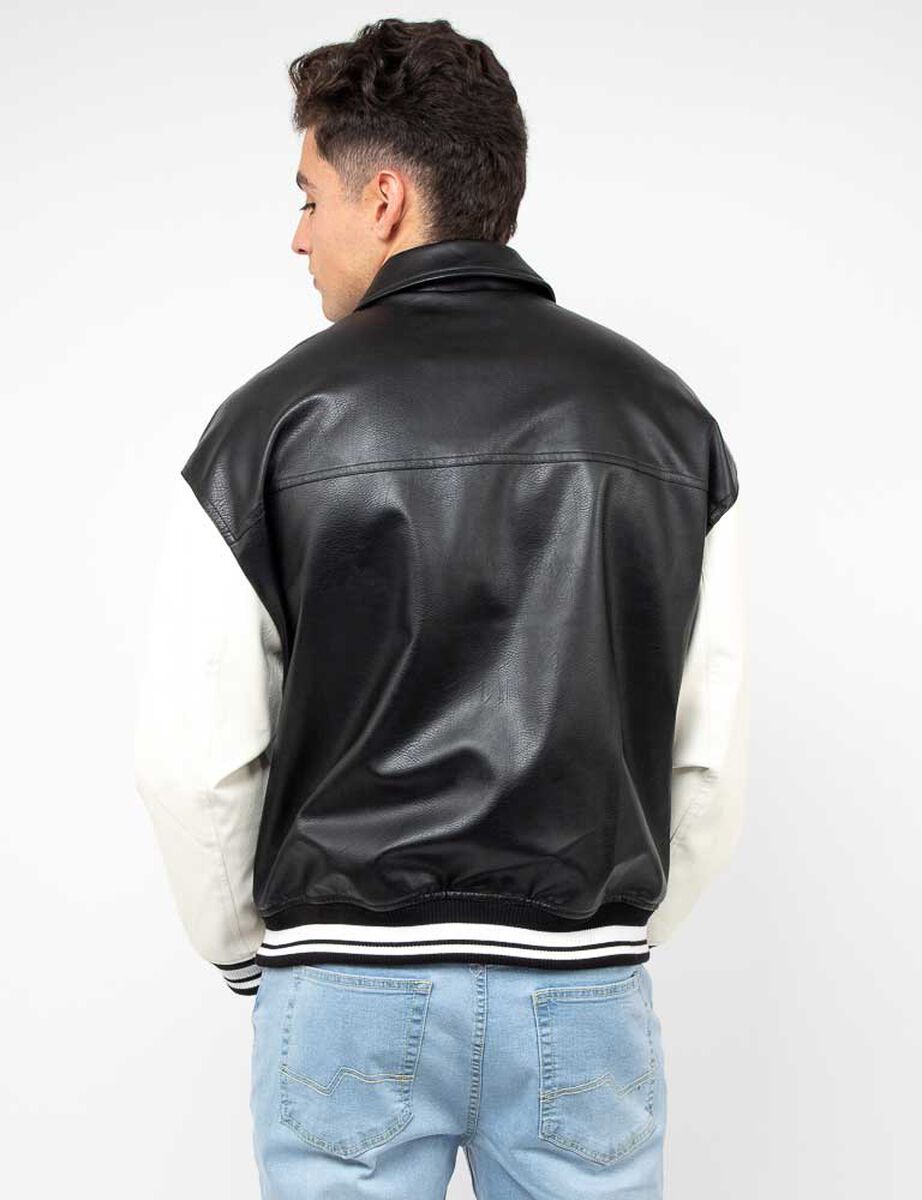 Chaqueta Ecocuero Hombre Icono