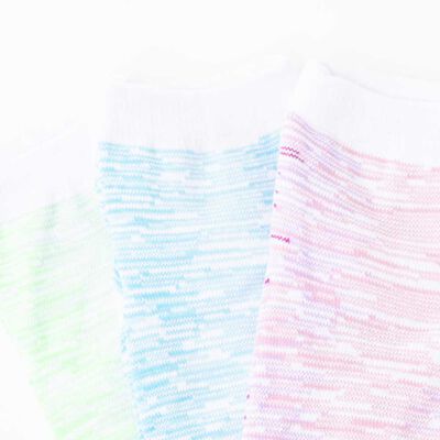 Imagen 2 del producto Pack 3 Calcetines Mujer Icono Blanco