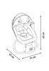 Silla Nido Baby Bouncer Rocker Khalo Grey Asalvo
