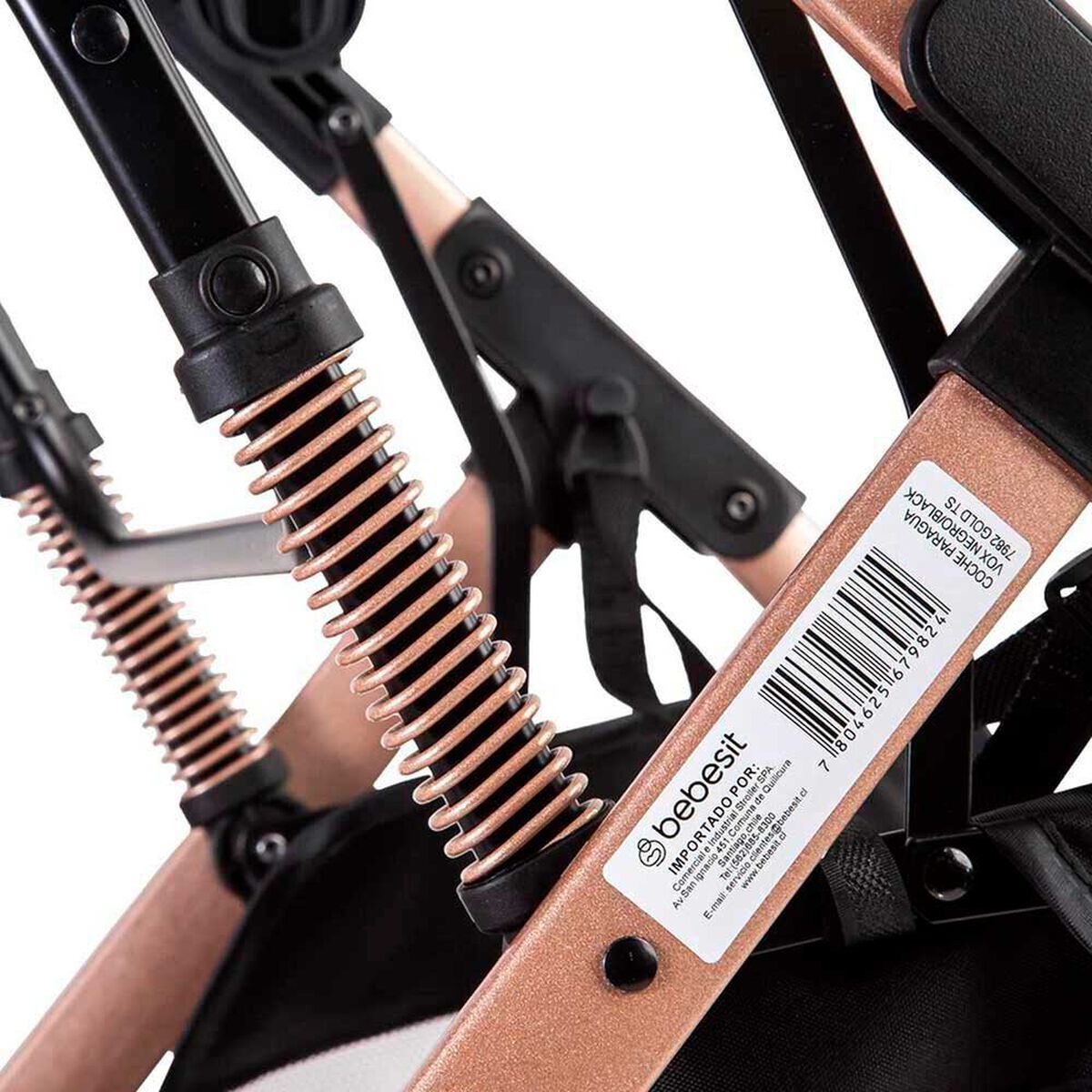 Coche Cuna Paseo Bebe Vox Gris Bebesit