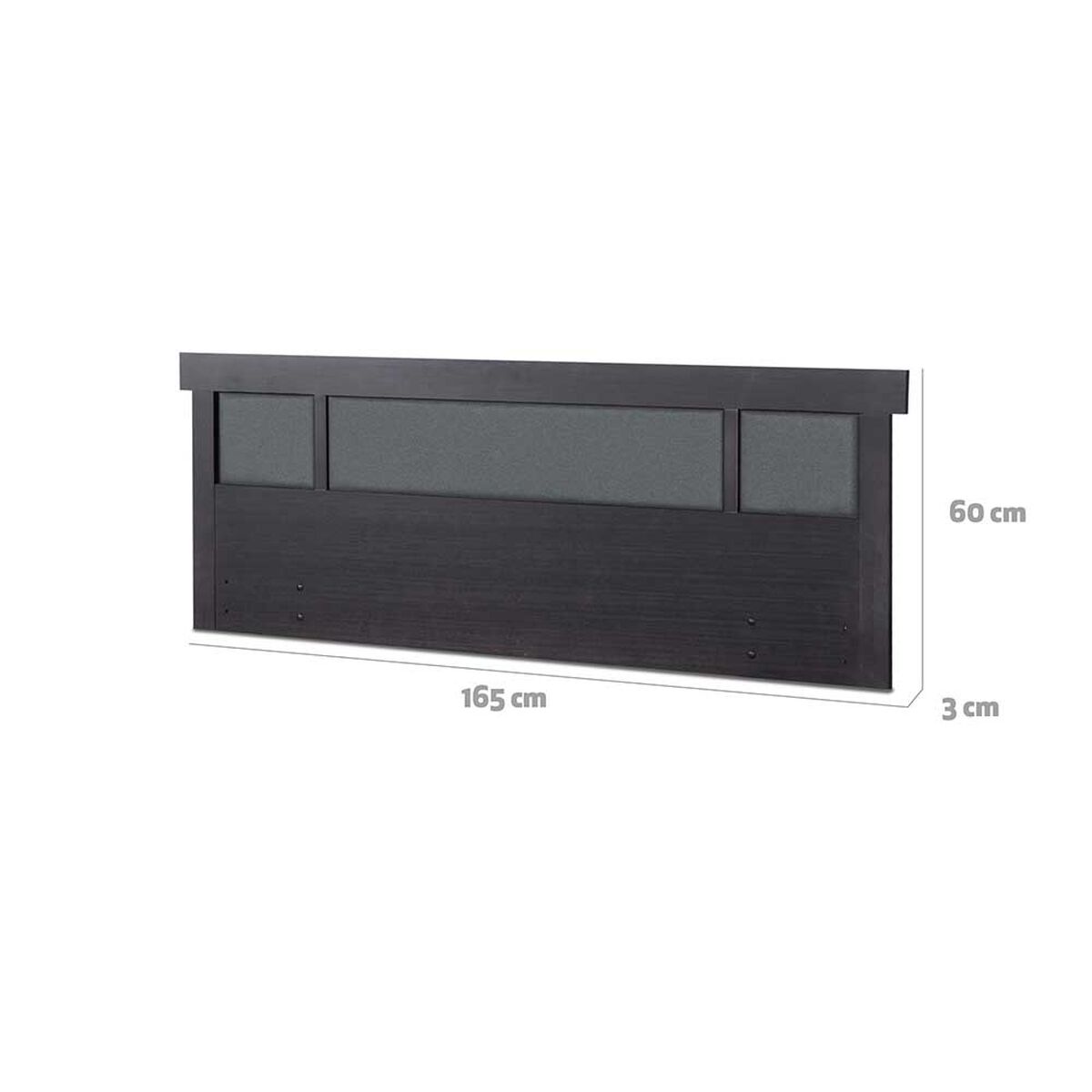 Respaldo CIC 2 Plazas Dublin Negro