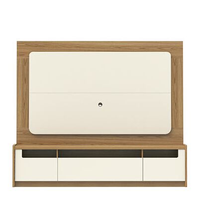 Panel TV Decocasa Oslo Hasta 75" Castaño Off White