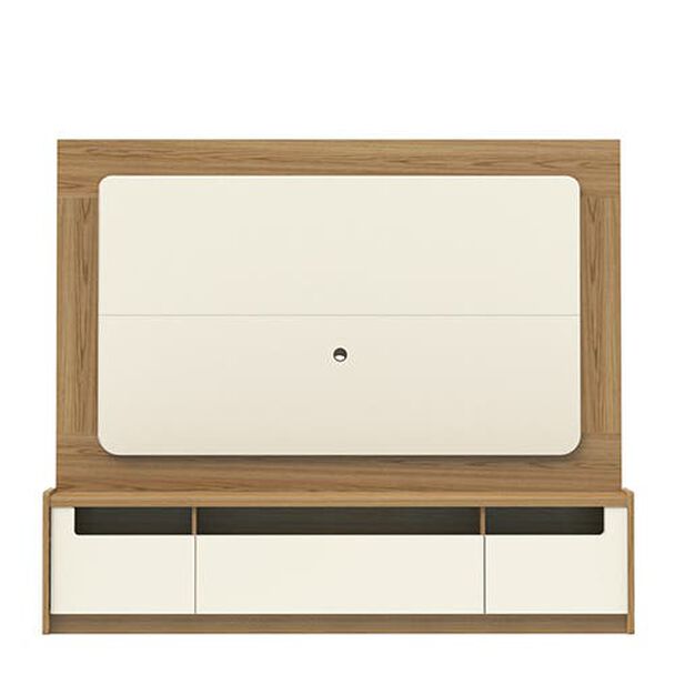 Panel TV Decocasa Oslo Hasta 75"" Castaño Off White