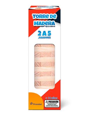 Imagen 1 del producto Juego de Mesa Torre de Madera Pronobel