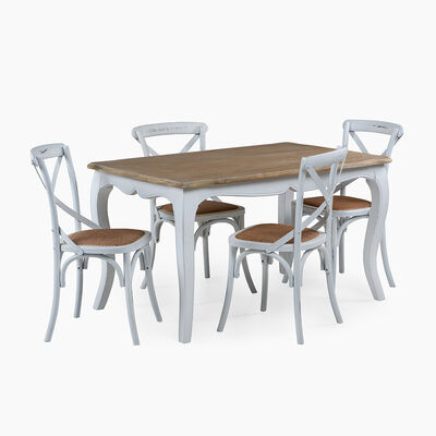 Juego de Comedor Spazzio Vittoria 4 Sillas
