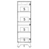 Mueble Alacena TuHome Bi Color Blanco Duna 2 Puertas