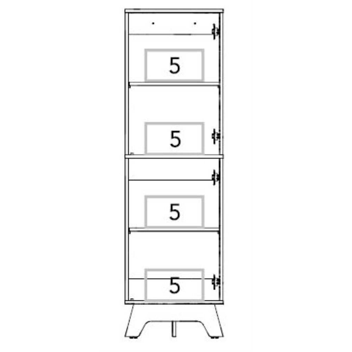 Mueble Alacena TuHome Bi Color Blanco Duna 2 Puertas