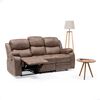 Sofá Reclinable Manual VYS SPA Isabel 3 Cuerpos Beige