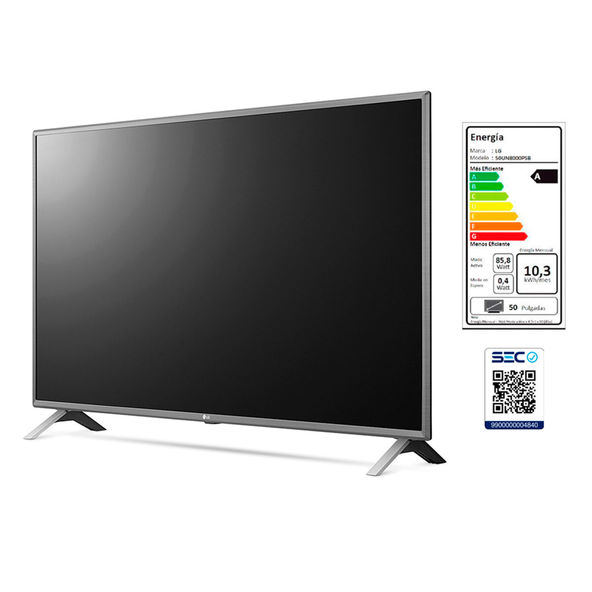 LED 50" LG 50UN8000PSB Smart TV 4K Ultra HD 2020 + Magic Remote