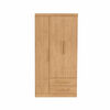 Closet Yardas Leticia 3 Puertas 2 Cajones Nogal