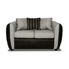Juego de Living Elegant Detail Oklahoma Sofá 3 Cuerpos + Sofá 2 Cuerpos Gris Plata