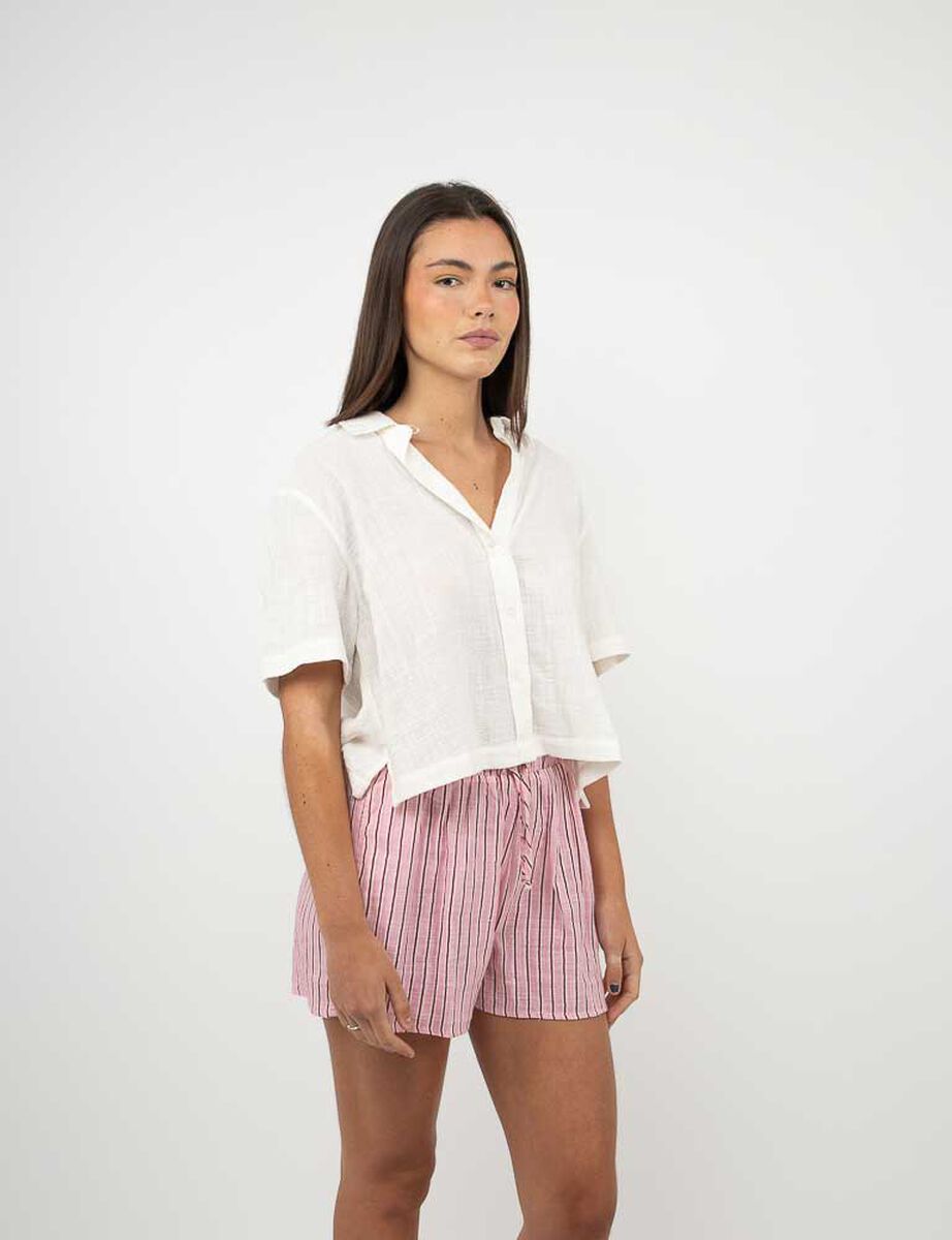 Blusa Manga Corta Mujer Icono