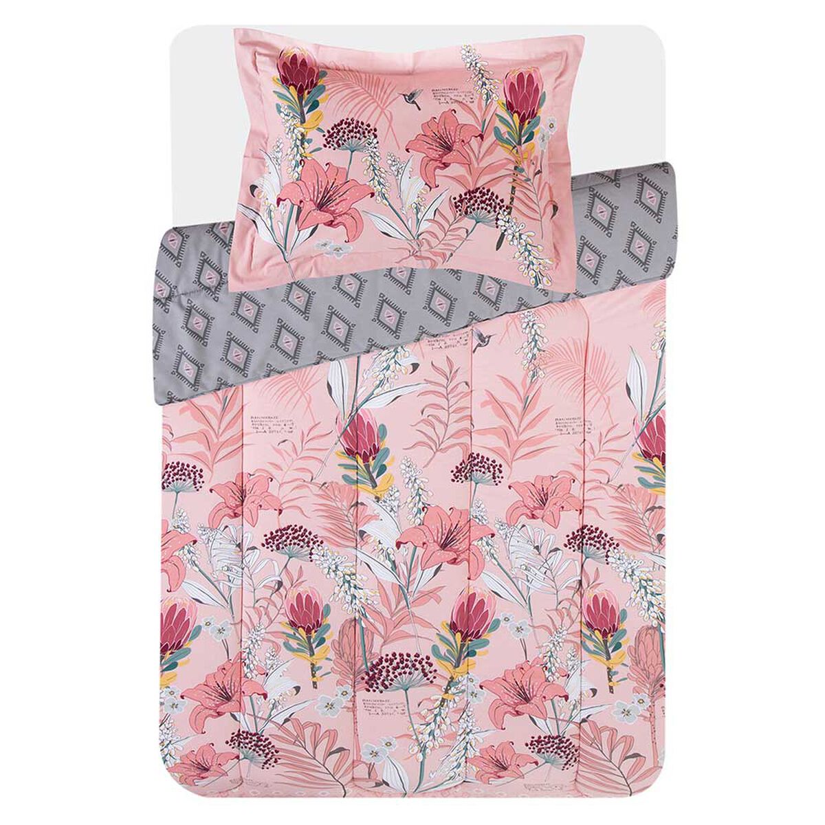 Plum&oacute;n Estampado Elements & Co 1,5 Plazas Primrose