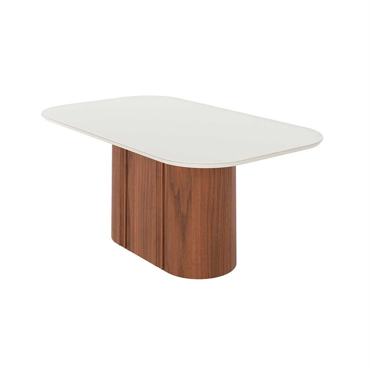 Comedor Decocasa Kalina 6 Sillas Off White Castaño