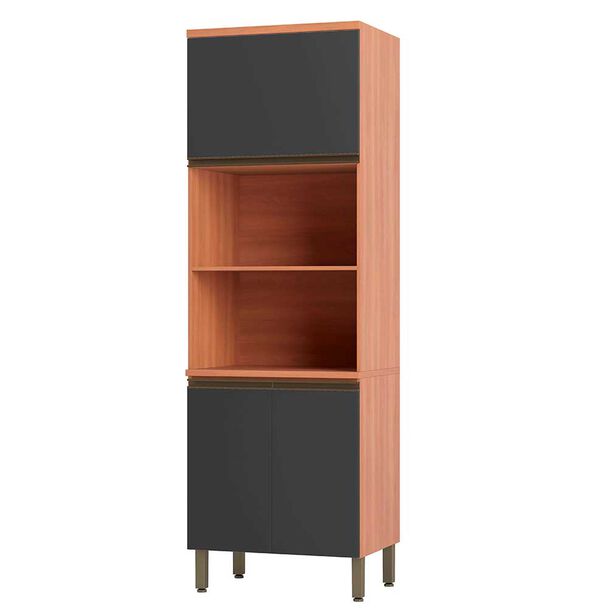 Despensa Roca Macadamia 3 Puertas Grafito