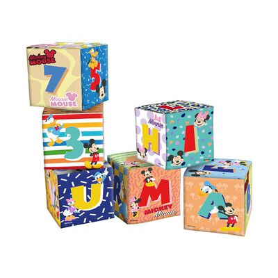 Cubo Soft Letras y Números Disney Baby