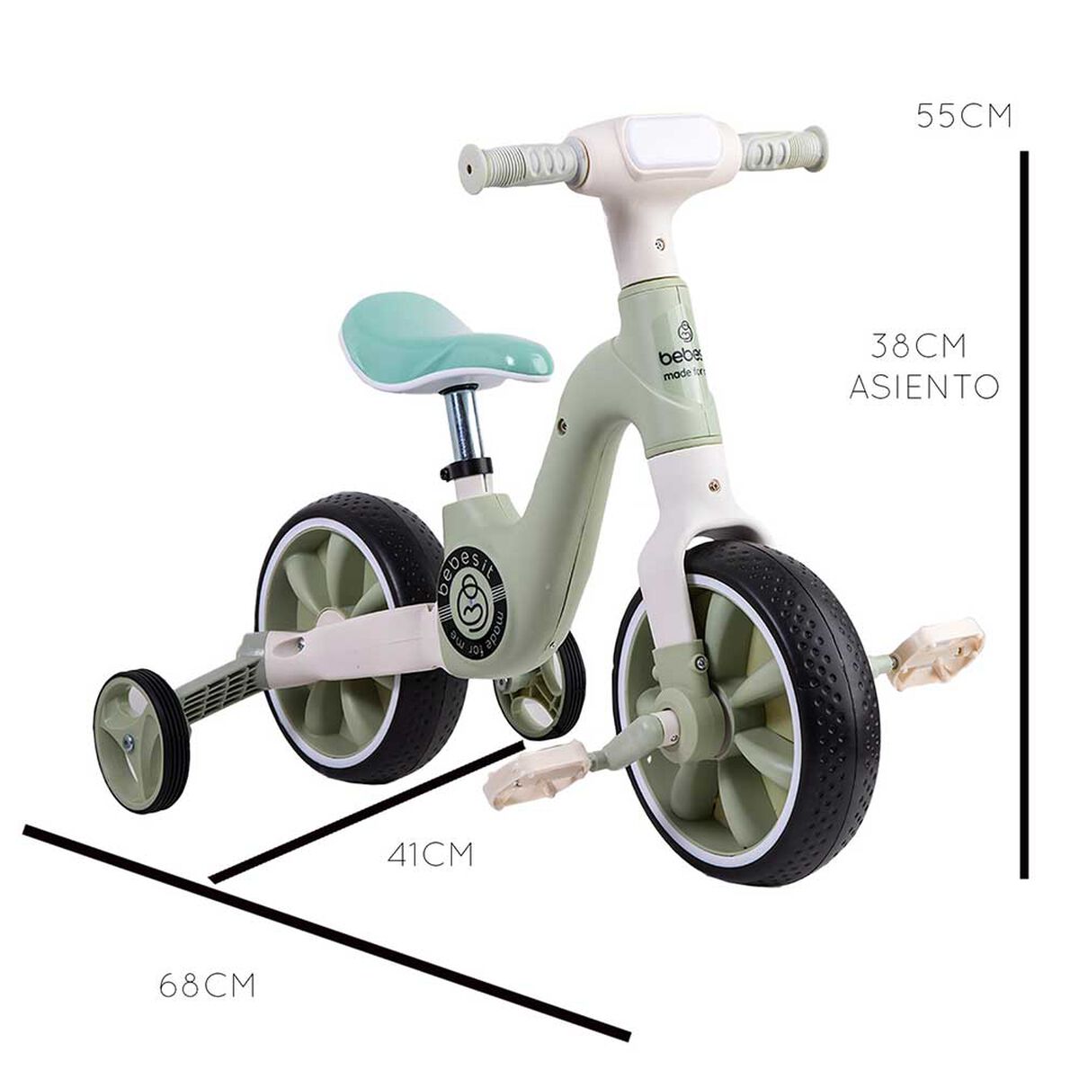 Triciclo Xt05 Gris Bebesit