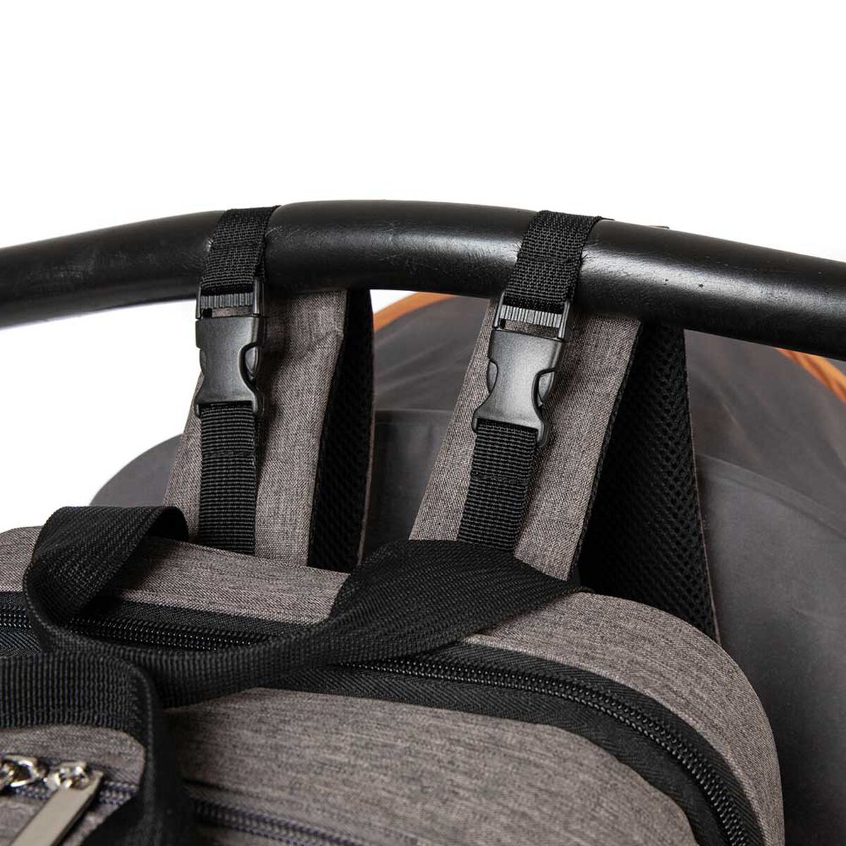 Bolso Maternal Pañalero Mudador Gris Bebesit