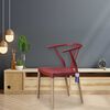 Silla Vincenzi Wishbone Rojo
