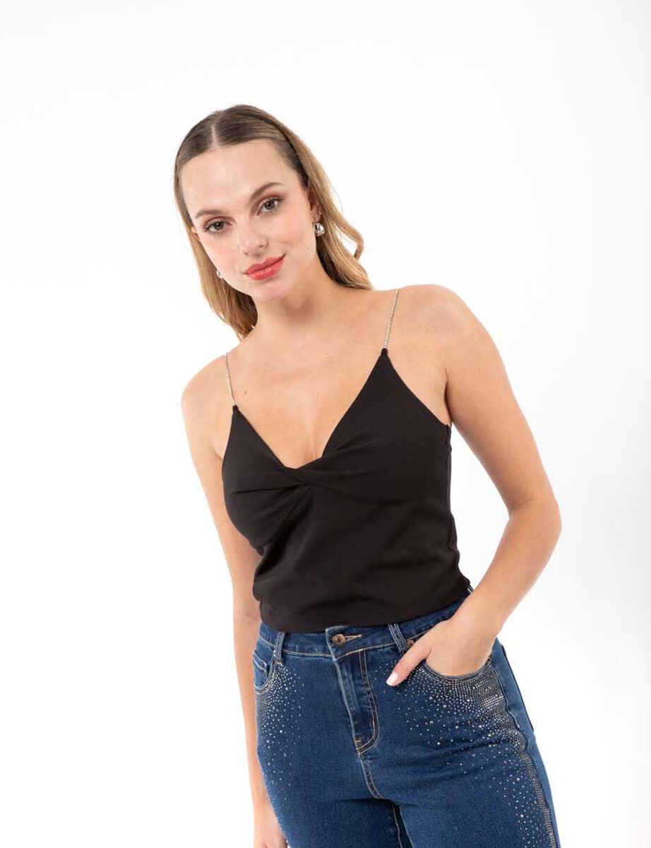 Polera Formal Sin Mangas Mujer Fiorucci