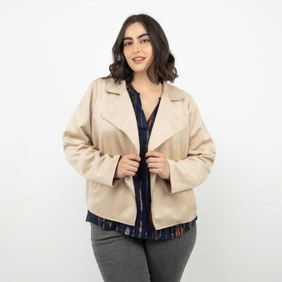 Chaqueta Mujer Extralindas Beige, Cafe, Negro
