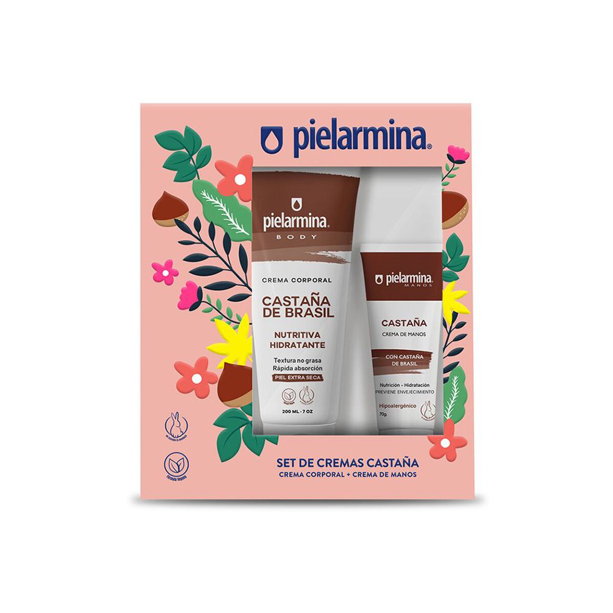 Set de Cremas de Castaña Cuerpo y Manos