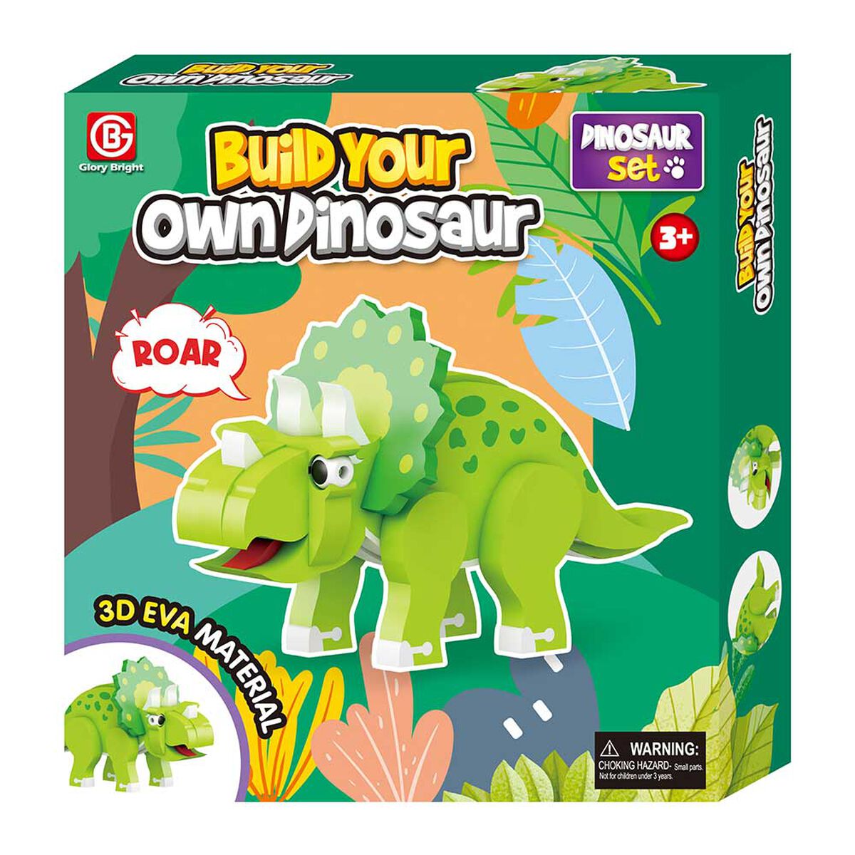 Triceratops Bebe para Armar Glory Bright