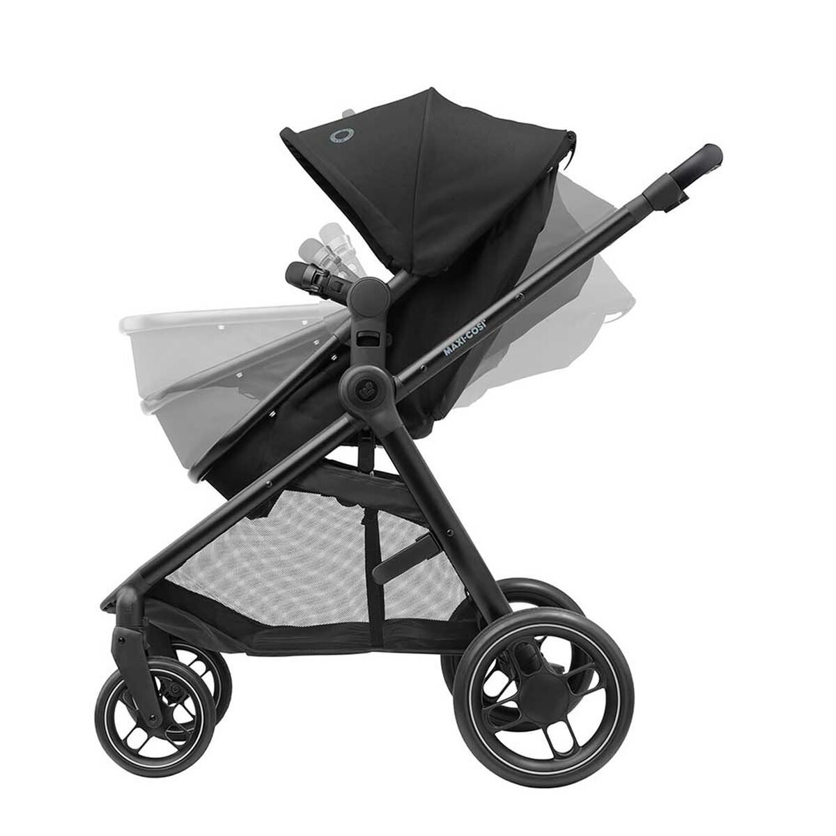 Coche Travel System Zelia 3 + Pebble 360° + Family Fix Black Maxi-Cosi