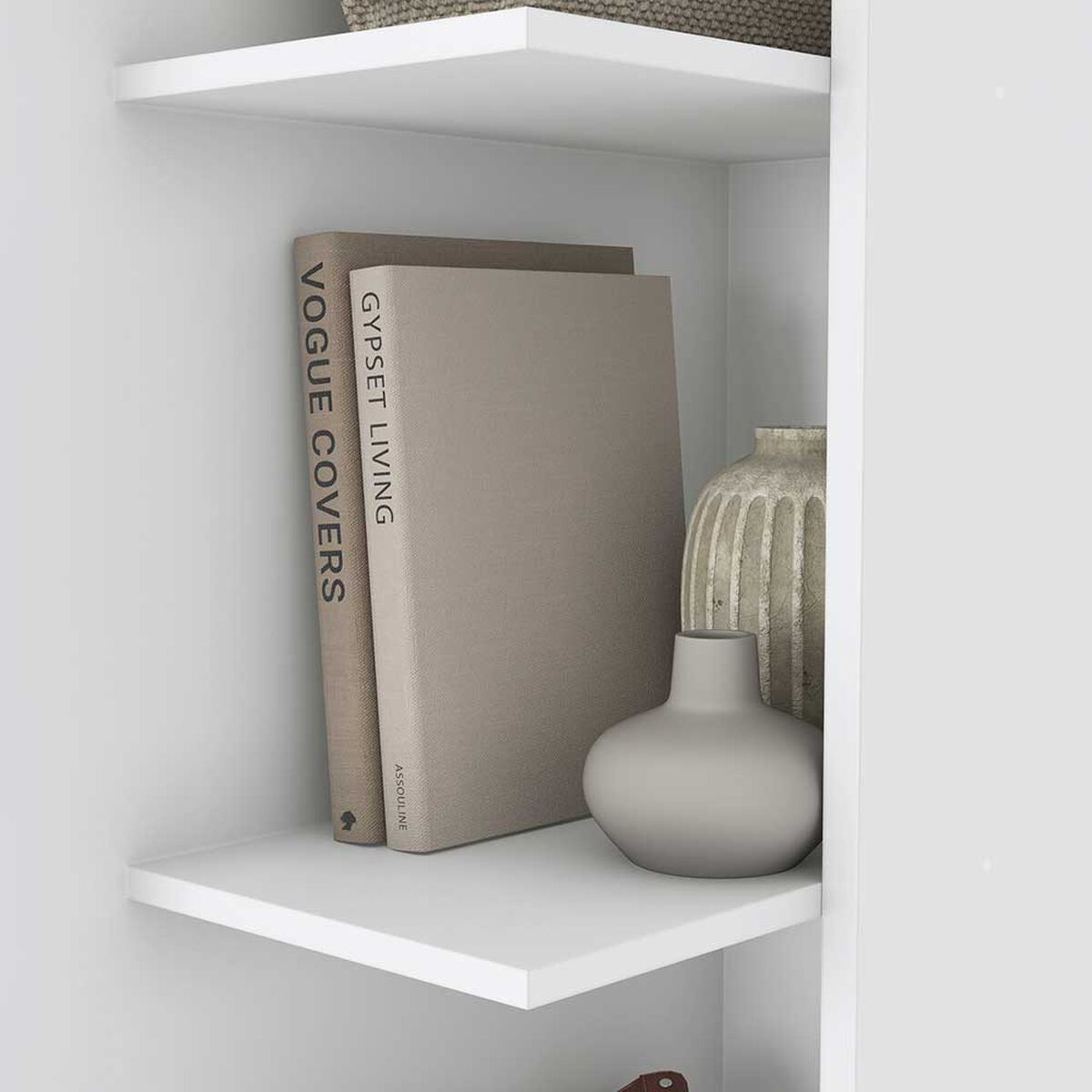Zapatero Home Mobili Duetto 1 Puerta con Espejo Blanco