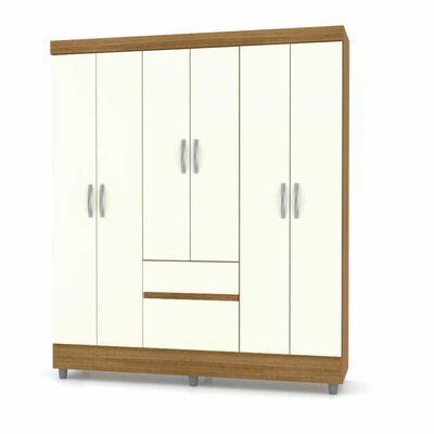 Imagen 1 del producto Clóset Kea Ideal 6 Puertas 2 Cajones Champagne