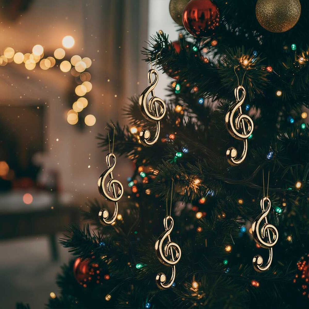 Adorno Navide&ntilde;o Nota Musical Casanova