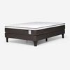 Cama Europea Rosen 2 Plazas New Style 4 + Respaldo Caf&eacute;